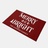 Paillasson Merry and Bright Cute Christmas Family (Incliné)