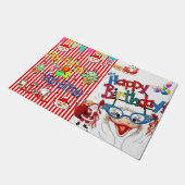 Paillasson Merry Christmas Happy Birthday Matt Doormat (Incliné)