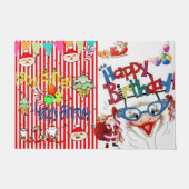 Paillasson Merry Christmas Happy Birthday Matt Doormat (Devant)