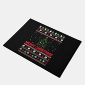 Paillasson Merry Christmas Ugly Christmas Sweater (Incliné)