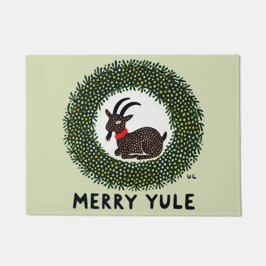 Paillasson Merry Yule Chèvre (Devant)