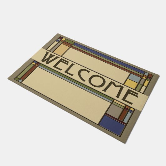 Paillasson Merveilleux Automne Arts & Métiers Motifs géométri (Incliné)