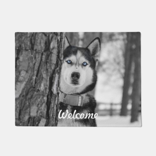 Paillasson Mes yeux de bleus layette (Devant)