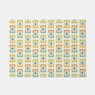Paillasson Mi-Siècle Moderne Starburst Coques