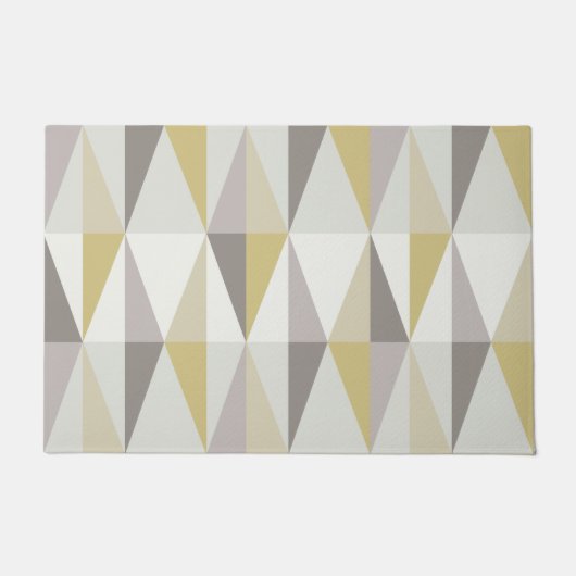 Paillasson Mi-siècle moderne Triangles Gold (Devant)