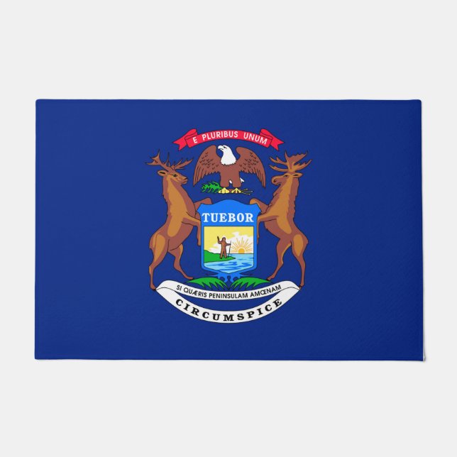 Paillasson Michigan State Flag Design (Devant)