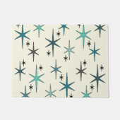 Paillasson Mid Century Modern Star Sky Turquoise (Devant)