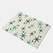 Paillasson Mid Century Modern Star Sky Turquoise (Incliné)