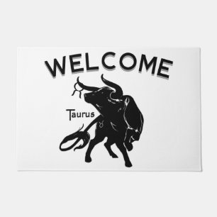 Paillasson Mighty Taurus le Bull Zodiac Bienvenue