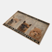 Paillasson Mignonne Llama Doormat, Drôle Citations (Incliné)
