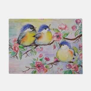Paillasson Mignonne mat de porte du Bruant