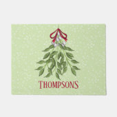 Paillasson Mignonne Noël Whimsical Personnalisé tendance (Devant)