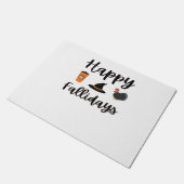 Paillasson Mignonne saison d'automne Joyeux Fallidays Thanksg (Incliné)