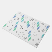 Paillasson Milieu du siècle moderne hiver vert (Incliné)