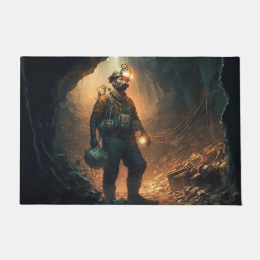 Paillasson Mines dangereuses (Devant)