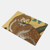 Paillasson Minhwa coréen de Tigres laides (Incliné)