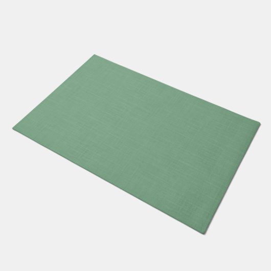 Paillasson Mint vert solide texturé (Incliné)