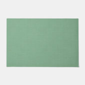 Paillasson Mint vert solide texturé (Devant)
