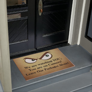 Paillasson Mise en garde des pirates Porch Dellivery !