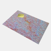 Paillasson Mist bleu Stucco (Incliné)