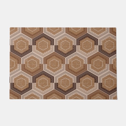 Paillasson Mod Hexagonal Porte d'abeilles (Devant)