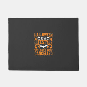 Paillasson Mode de vie Halloween Chauve-souris effrayante Des