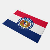 Paillasson Modèle de drapeau d'État du Missouri (Incliné)
