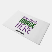 PAILLASSON MODÈLE DE TEXTE D'IMAGE BLANCHE SIMPLE MODERNE (Incliné)