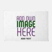 PAILLASSON MODÈLE DE TEXTE D'IMAGE BLANCHE SIMPLE MODERNE (Devant)