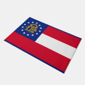 Paillasson Modèle du drapeau de l'État de Géorgie (Incliné)
