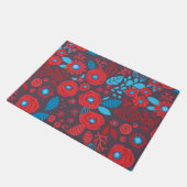 Paillasson Modèle floral de Doodle (Incliné)