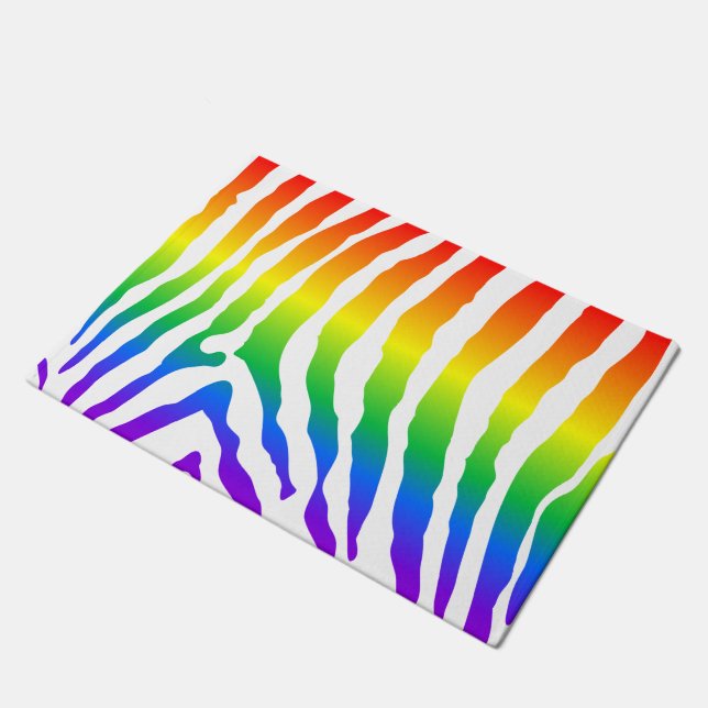 Paillasson Modèle Rainbow Zebra (Incliné)
