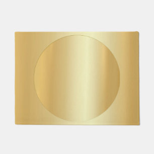 Paillasson Modèle vierge personnalisé Glamor Faux Gold Mode