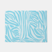 Paillasson Modèle Zèbre Bleu (Devant)