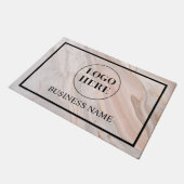 Paillasson Modern Elegant Business Logo Doormat (Incliné)