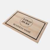 Paillasson Modern Elegant Business Logo Doormat (Incliné)