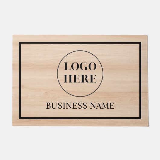 Paillasson Modern Elegant Business Logo Doormat (Devant)