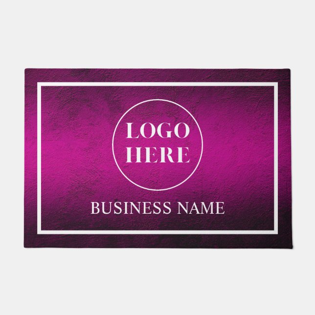 Paillasson Modern Elegant Business Logo Doormat (Devant)