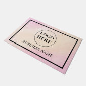 Paillasson Modern Elegant Business Logo Doormat (Incliné)