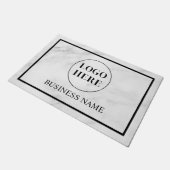 Paillasson Modern Elegant Business Logo Doormat (Incliné)