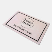 Paillasson Modern Elegant Business Logo Doormat (Incliné)