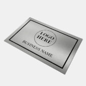 Paillasson Modern Elegant Business Logo Doormat (Incliné)