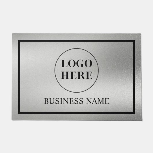 Paillasson Modern Elegant Business Logo Doormat (Devant)