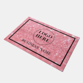 Paillasson Modern Elegant Business Logo Doormat (Incliné)