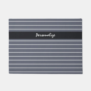 Paillasson Moderne Chic Gris Foncé Gris Foncé Gris Foncé Avec