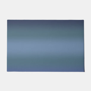 Paillasson Moderne dégradé bleu Galaxie aquarelle