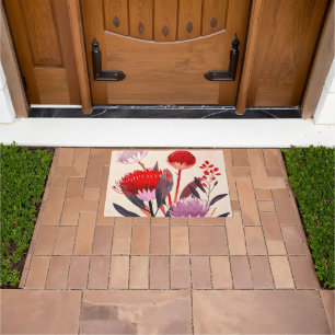 Paillasson Moderne Minimaliste Bohème Floral Botanique