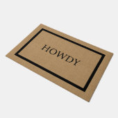 Paillasson Moderne Rustic Howdy (Incliné)