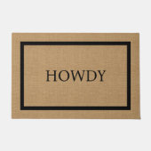 Paillasson Moderne Rustic Howdy (Devant)