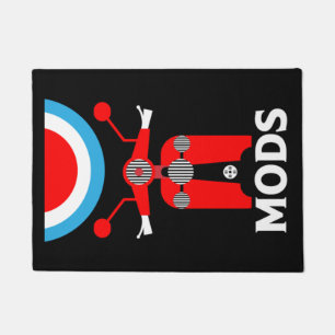 Paillasson Mods Et Rockers Anglais D'Inspiration vintage